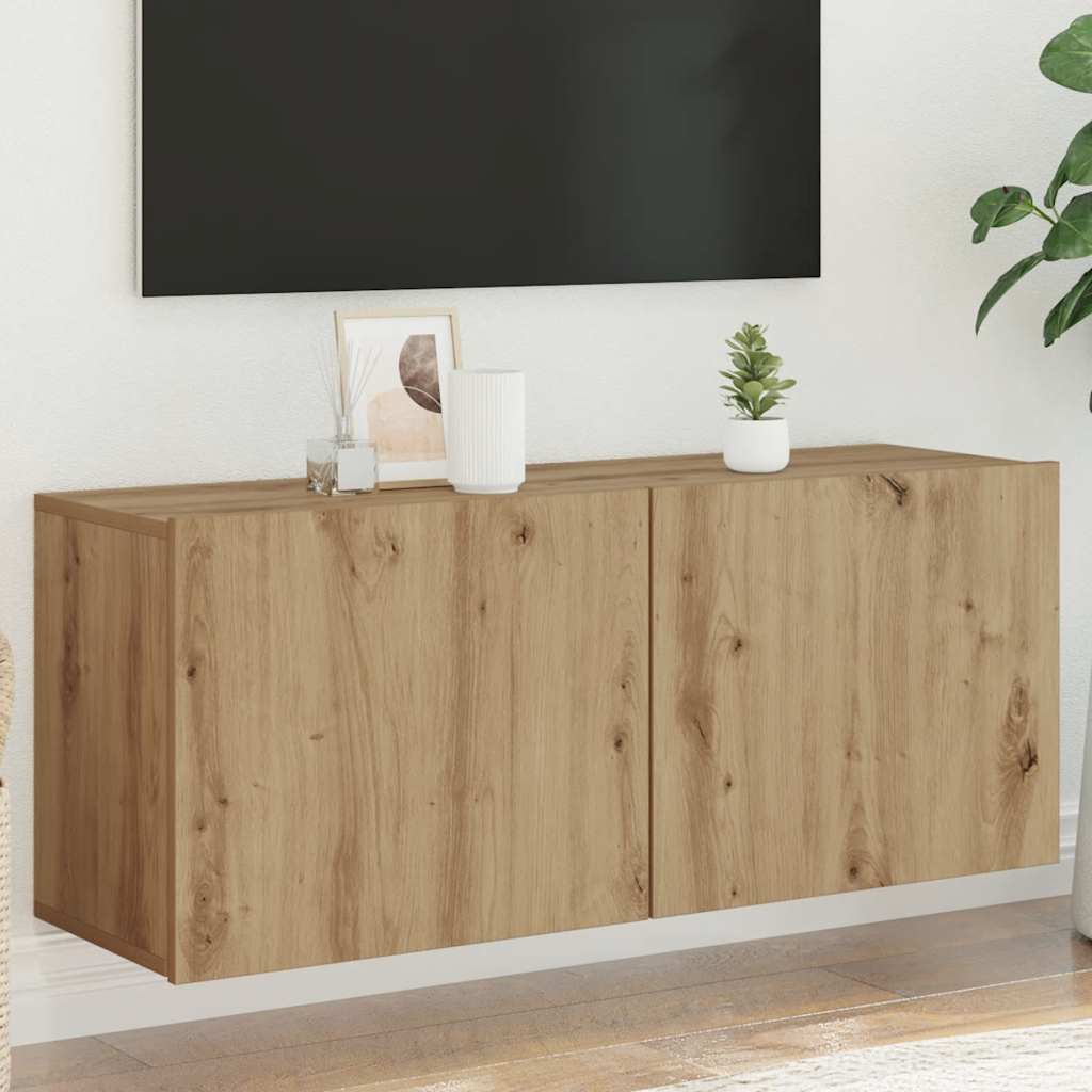 vidaXL Tv-meubel wandgemonteerd 60x30x41 cm wit