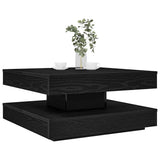 vidaXL Coffee table 360-degree rotating 90x90x34.5 cm white