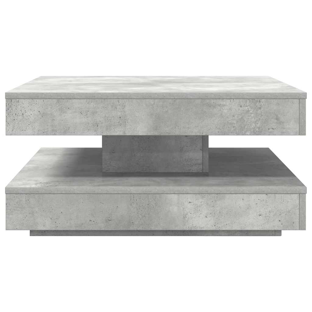 vidaXL Coffee table 360-degree rotating 90x90x34.5 cm white