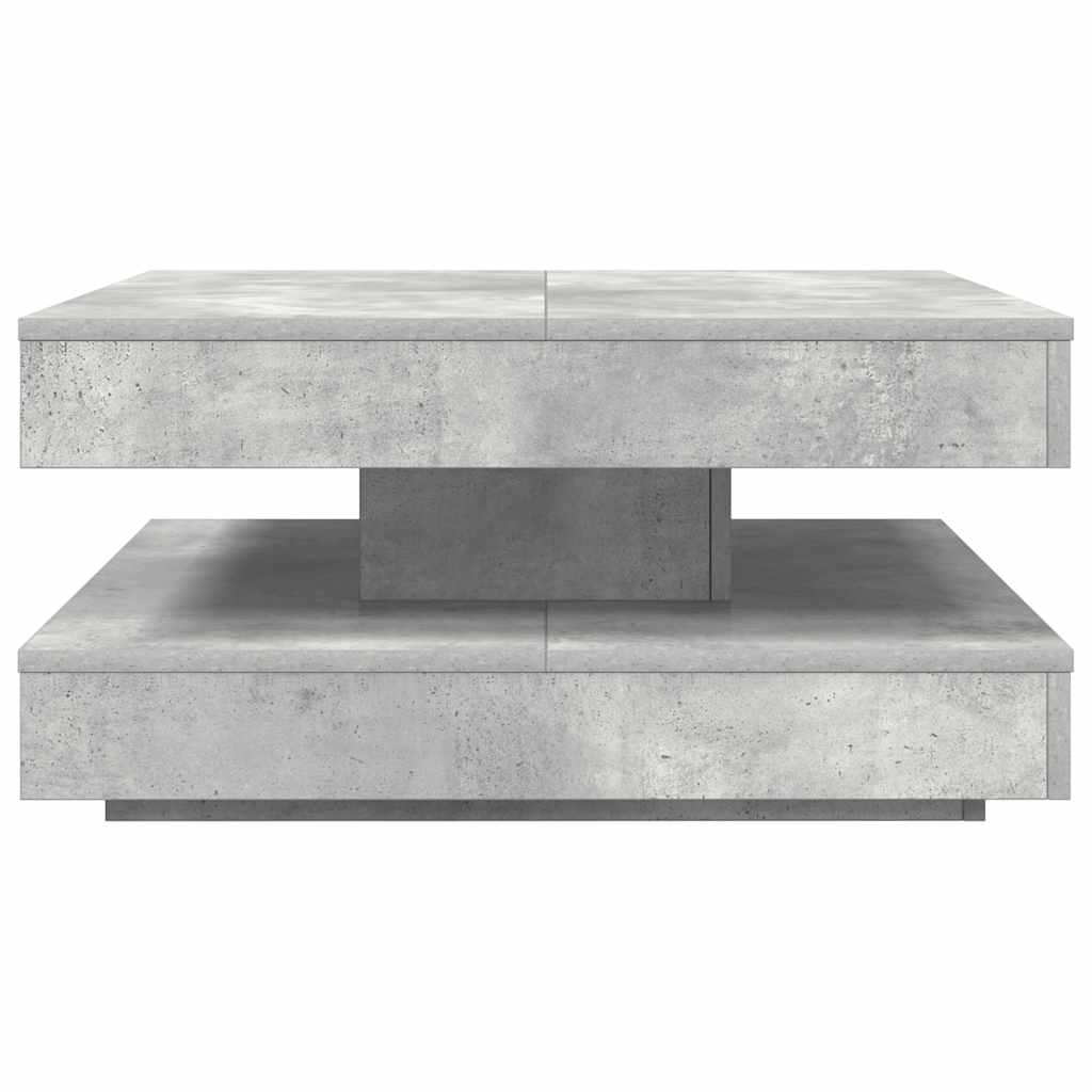 vidaXL Coffee table 360-degree rotating 90x90x34.5 cm white