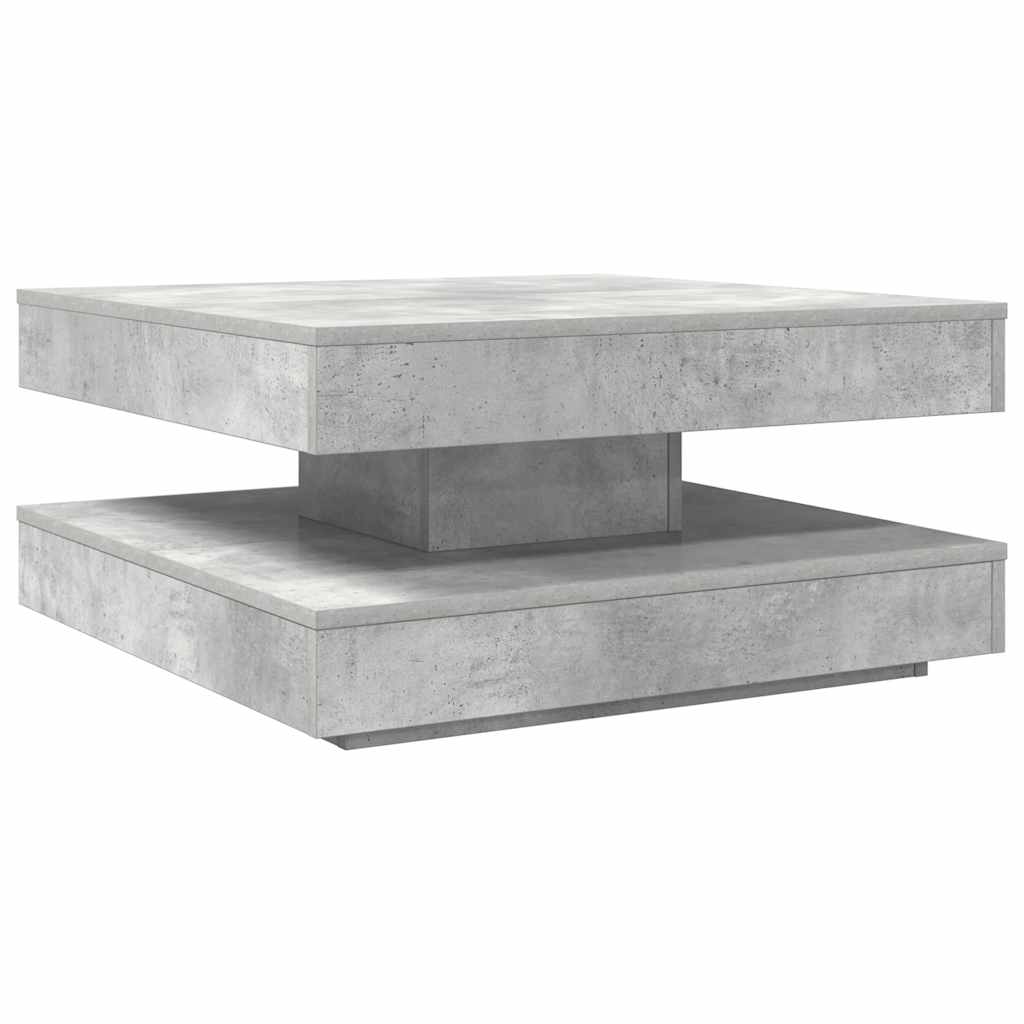vidaXL Coffee table 360-degree rotating 90x90x34.5 cm white