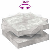 vidaXL Coffee table 360-degree rotating 90x90x34.5 cm white