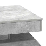 vidaXL Coffee table 360-degree rotating 90x90x34.5 cm white