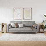 vidaXL Side table with shelf 25.5x27x60 cm white