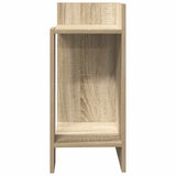 vidaXL Side table with shelf 25.5x27x60 cm white