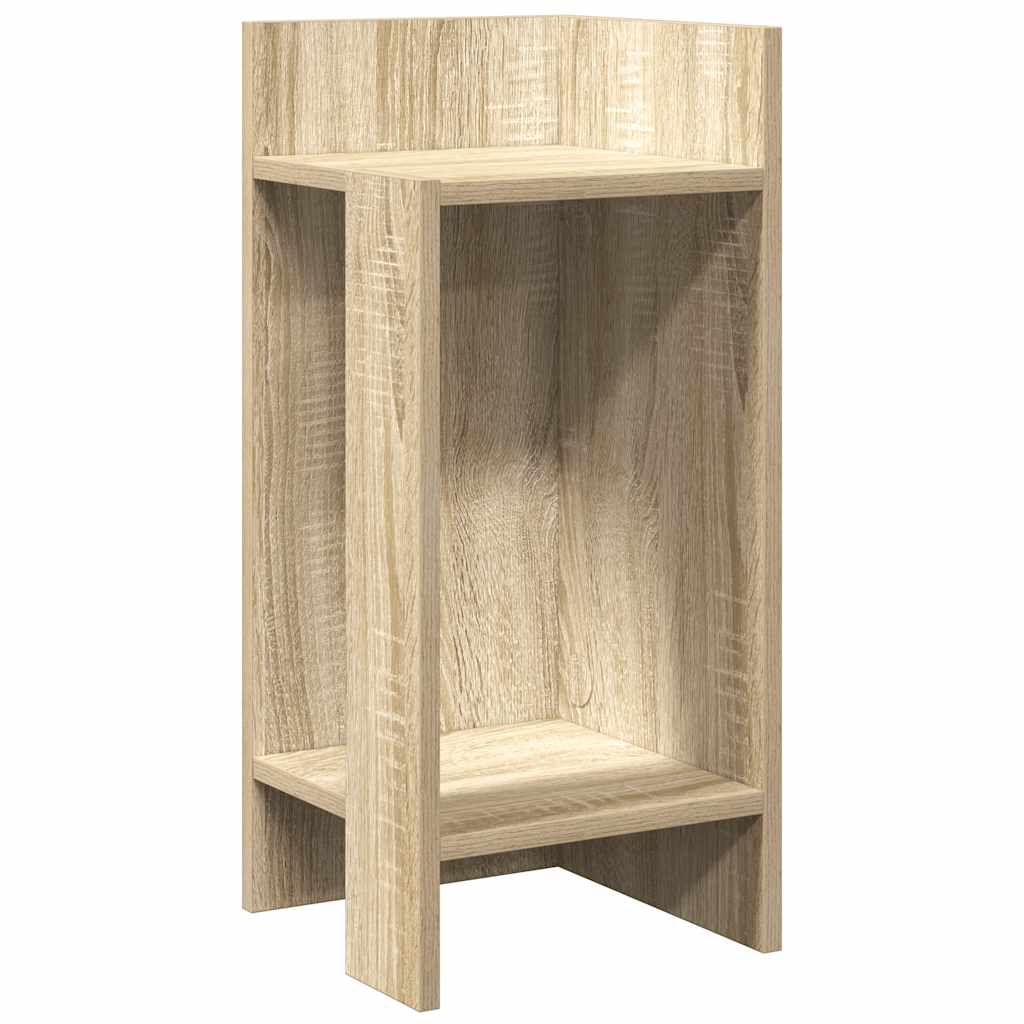 vidaXL Side table with shelf 25.5x27x60 cm white