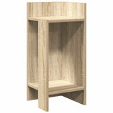 vidaXL Side table with shelf 25.5x27x60 cm white