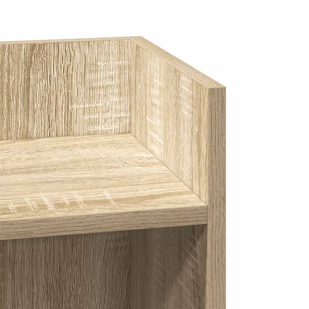 vidaXL Side table with shelf 25.5x27x60 cm white