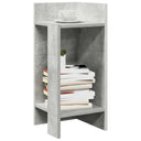vidaXL Side table with shelf 25.5x27x60 cm white