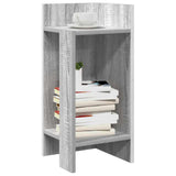 vidaXL Side table with shelf 25.5x27x60 cm white