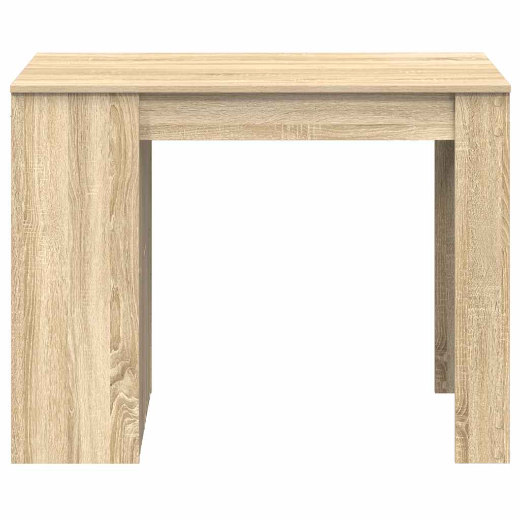 vidaXL Bureau met lade en plank 102x62x77,5 cm bewerkt hout wit