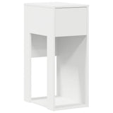 vidaXL Computertorenstandaard met lade 30x44x74 cm wit