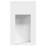 vidaXL Computertorenstandaard met lade 30x44x74 cm wit