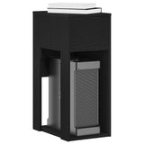 vidaXL Computertorenstandaard met lade 30x44x74 cm wit