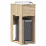vidaXL Computertorenstandaard met lade 30x44x74 cm wit