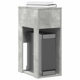 vidaXL Computertorenstandaard met lade 30x44x74 cm wit