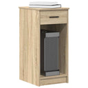 vidaXL Computertorenstandaard met lade 35x45x77 cm wit