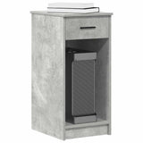 vidaXL Computertorenstandaard met lade 35x45x77 cm wit