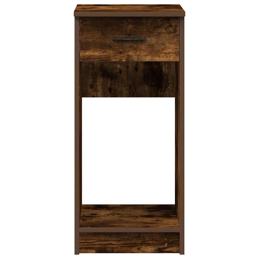 vidaXL Computertorenstandaard met lade 35x45x77 cm wit
