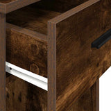 vidaXL Computertorenstandaard met lade 35x45x77 cm wit