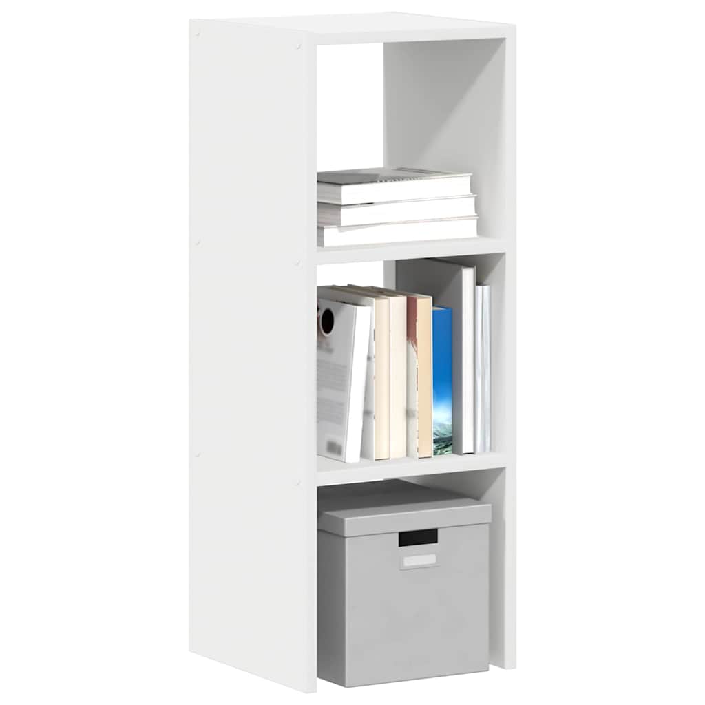 vidaXL Stackable Bookcase 30x30x80 cm Engineered Wood White
