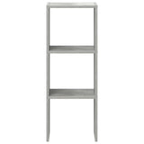 vidaXL Stackable Bookcase 30x30x80 cm Engineered Wood White