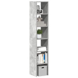 vidaXL Stackable Bookcase 30x30x80 cm Engineered Wood White