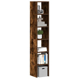 vidaXL Stackable Bookcase 30x30x80 cm Engineered Wood White