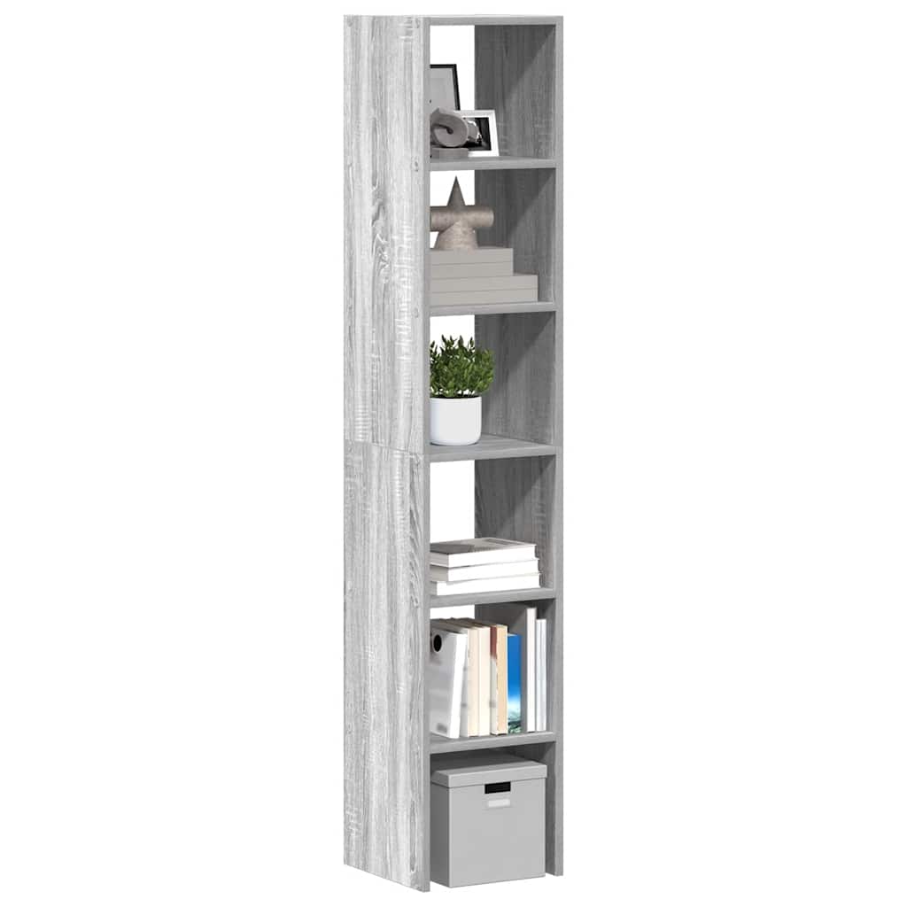 vidaXL Stackable Bookcase 30x30x80 cm Engineered Wood White