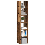 vidaXL Stackable Bookcase 30x30x80 cm Engineered Wood White