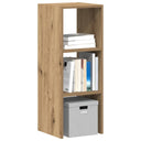 vidaXL Stackable Bookcase 30x30x80 cm Engineered Wood White