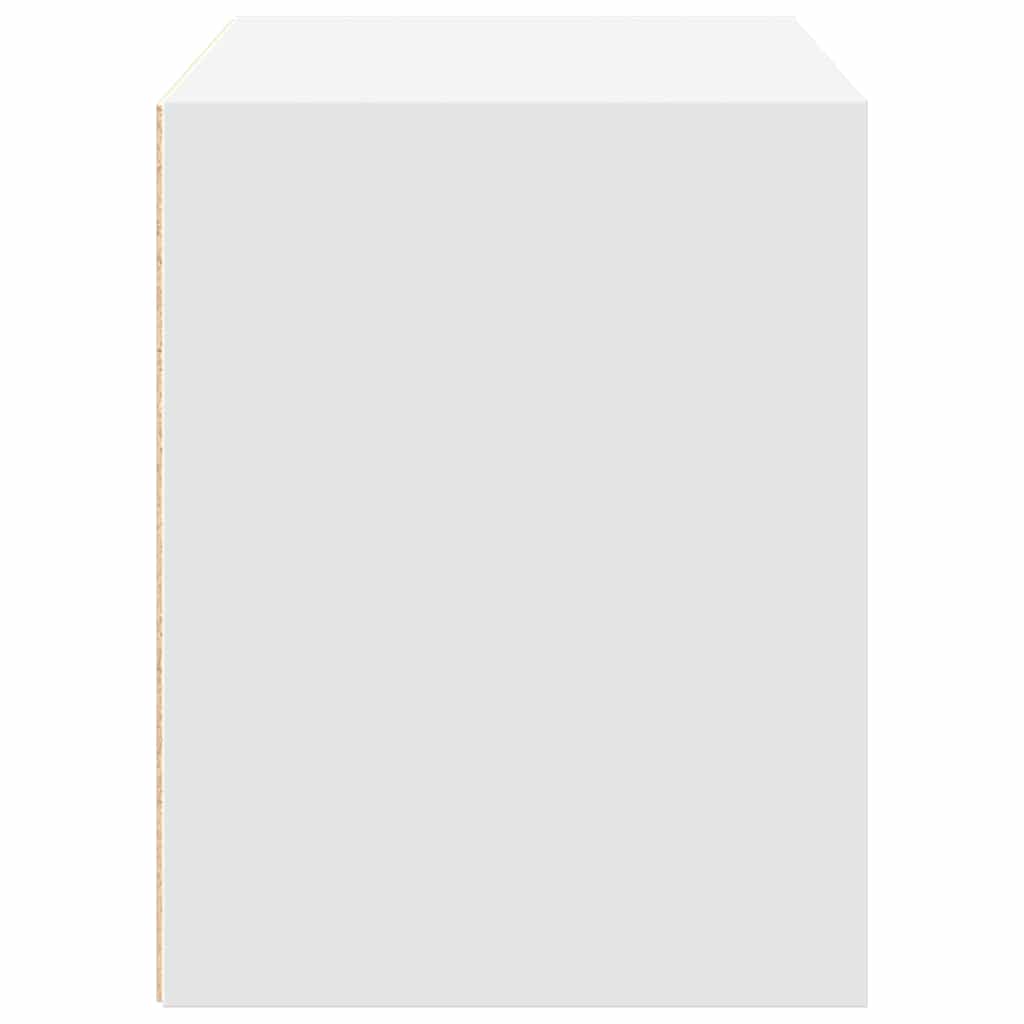 vidaXL Kast met 2 lades 60x31x40 cm bewerkt hout wit