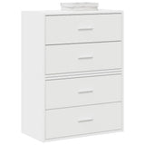 vidaXL Kast met 2 lades 60x31x40 cm bewerkt hout wit