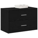 vidaXL Kast met 2 lades 60x31x40 cm bewerkt hout wit