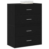 vidaXL Kast met 2 lades 60x31x40 cm bewerkt hout wit