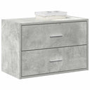 vidaXL Kast met 2 lades 60x31x40 cm bewerkt hout wit