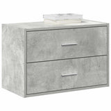 vidaXL Kast met 2 lades 60x31x40 cm bewerkt hout wit