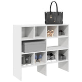 vidaXL Schoenenrek stapelbaar 89,5x30x40 cm wit