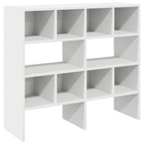 vidaXL Schoenenrek stapelbaar 89,5x30x40 cm wit
