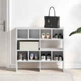 vidaXL Schoenenrek stapelbaar 89,5x30x40 cm wit
