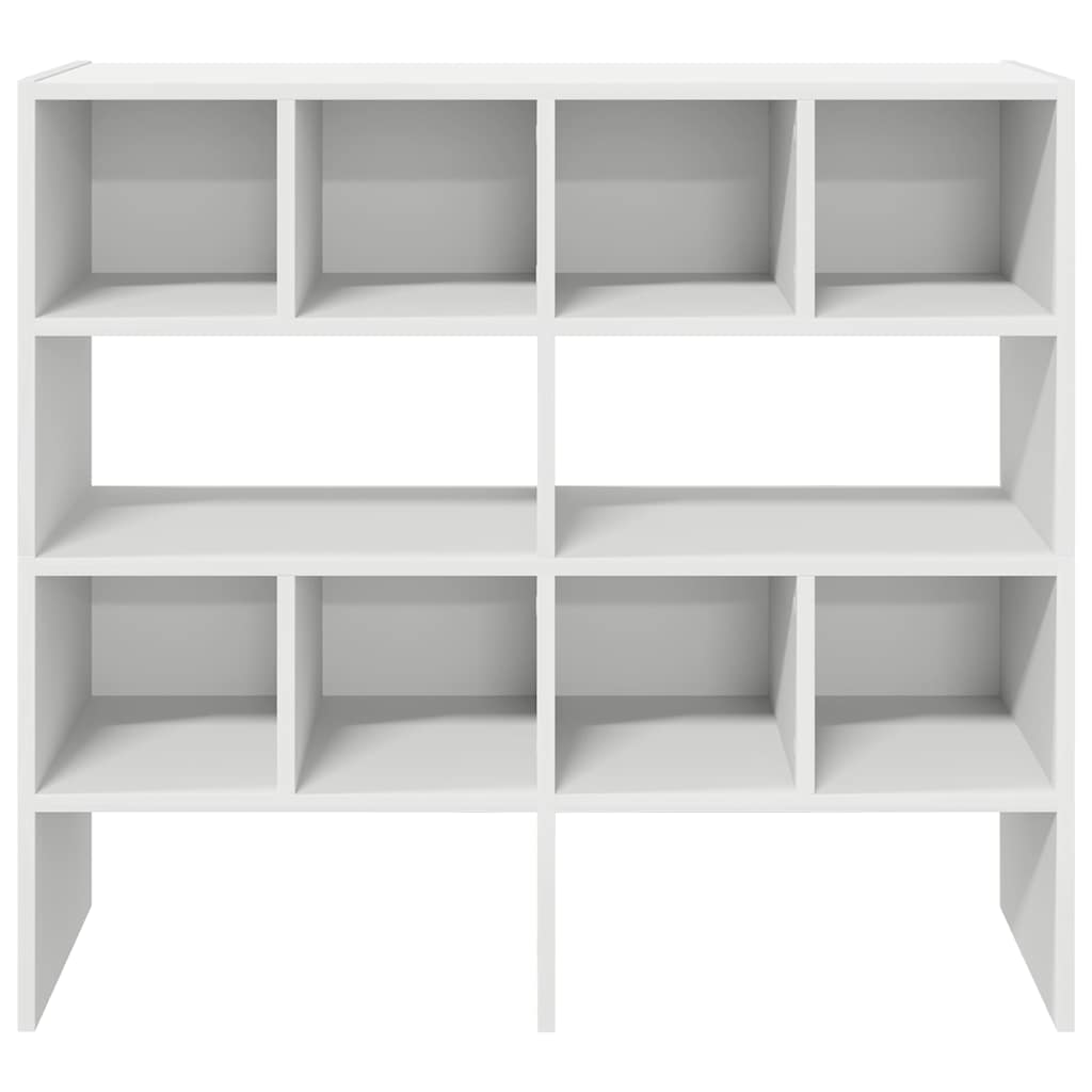 vidaXL Schoenenrek stapelbaar 89,5x30x40 cm wit