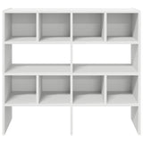 vidaXL Schoenenrek stapelbaar 89,5x30x40 cm wit