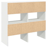 vidaXL Schoenenrek stapelbaar 89,5x30x40 cm wit