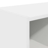 vidaXL Schoenenrek stapelbaar 89,5x30x40 cm wit