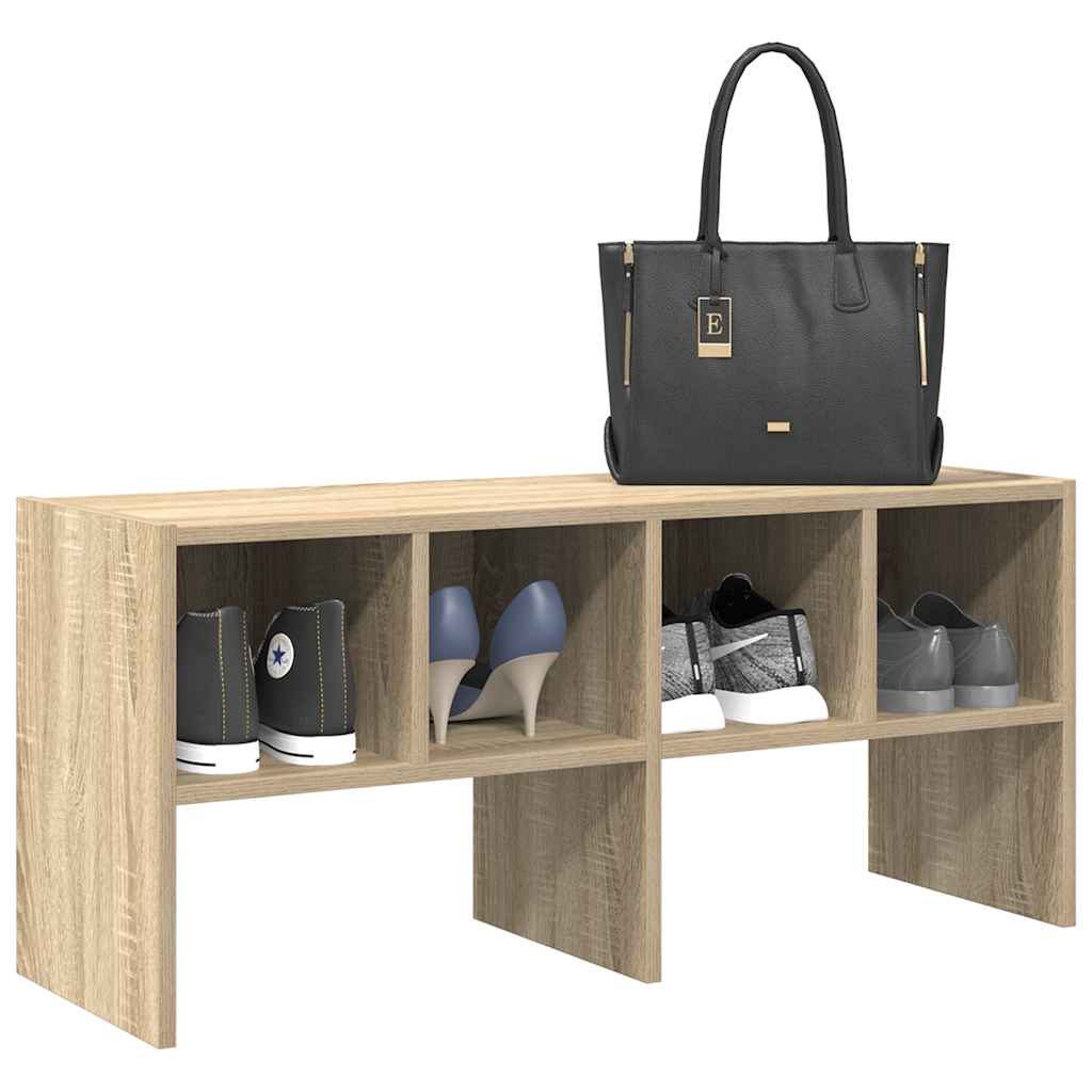 vidaXL Schoenenrek stapelbaar 89,5x30x40 cm wit