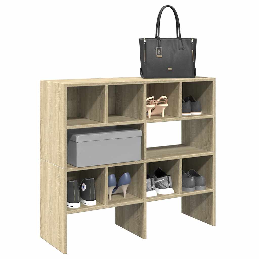 vidaXL Schoenenrek stapelbaar 89,5x30x40 cm wit