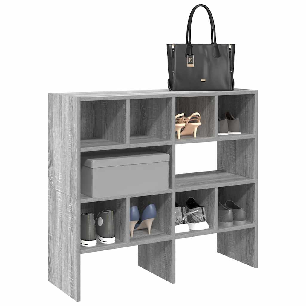 vidaXL Schoenenrek stapelbaar 89,5x30x40 cm wit