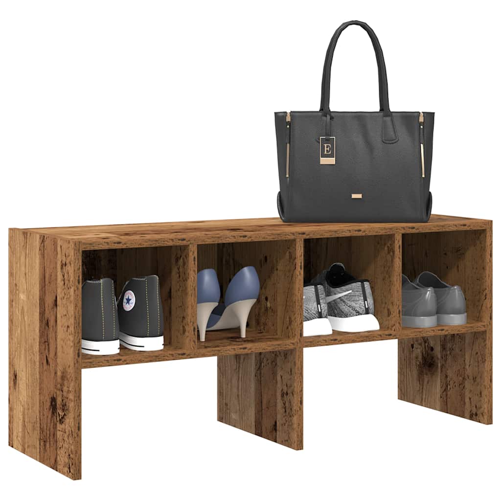 vidaXL Schoenenrek stapelbaar 89,5x30x40 cm wit