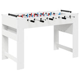 vidaXL Tafelvoetbal Wit 125 x 60,5 x 80 cm Bewerkt hout