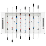 vidaXL Tafelvoetbal Wit 125 x 60,5 x 80 cm Bewerkt hout